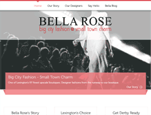 Tablet Screenshot of bellarosestyle.com